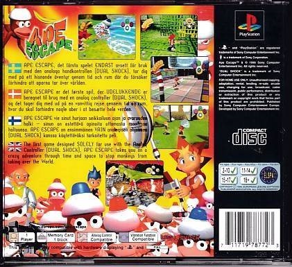 Ape Escape - PS1 (B Grade) (Genbrug)